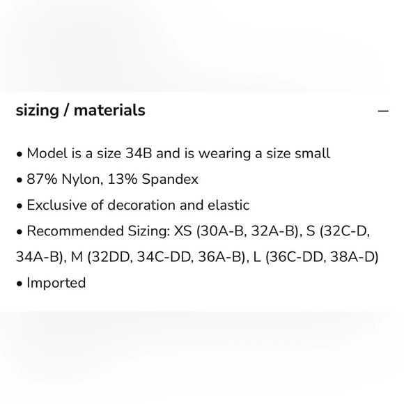 NWT Lively The Crochet Lace Plunge Bralette: Fresh White Size Small - Picture 8 of 9